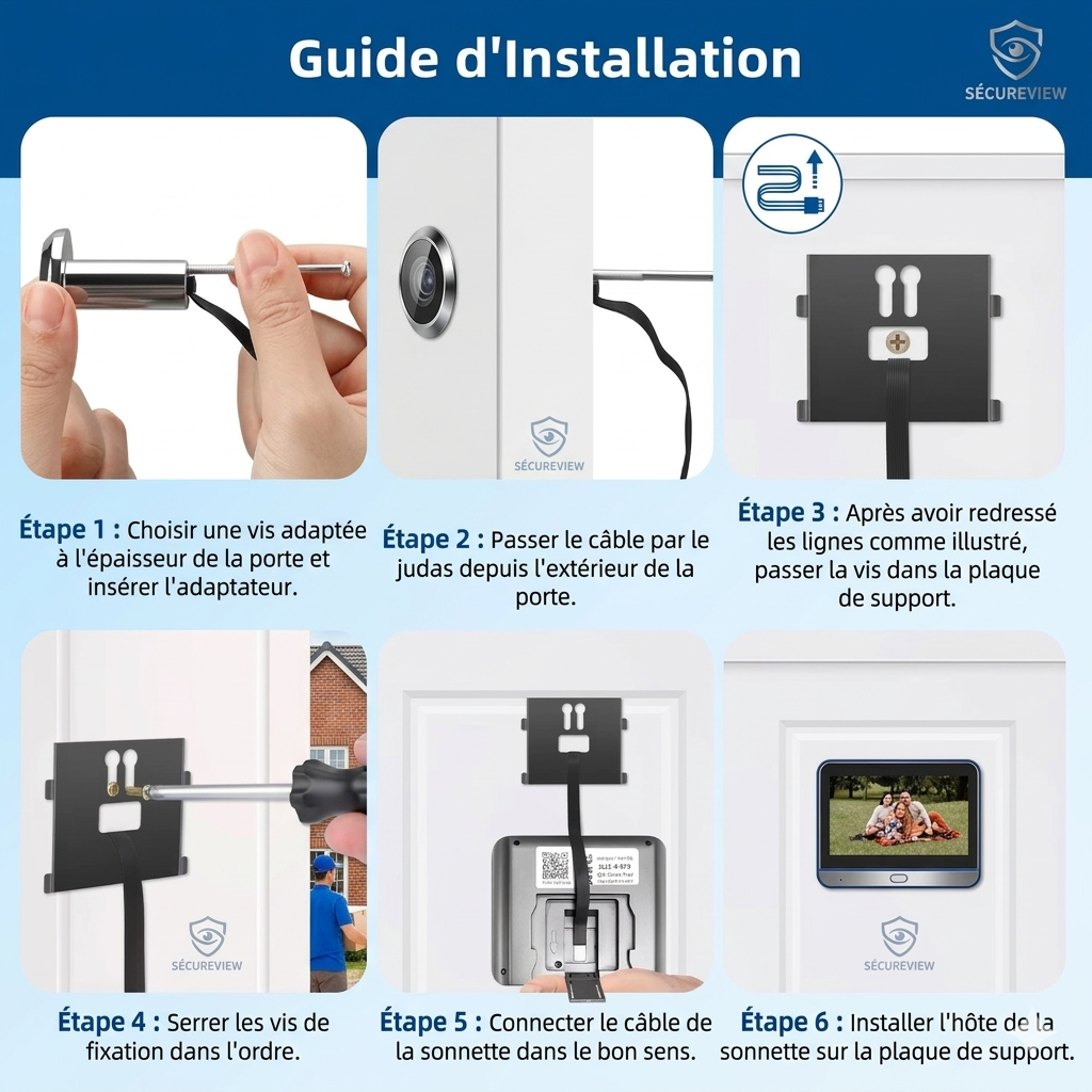 JUDA PROTECT™ – Caméra de Porte Intelligente WiFi